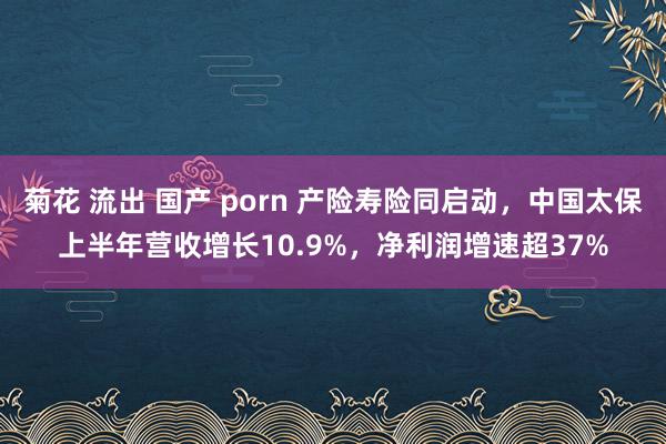 菊花 流出 国产 porn 产险寿险同启动，中国太保上半年营收增长10.9%，净利润增速超37%