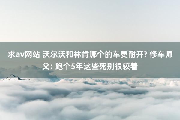 求av网站 沃尔沃和林肯哪个的车更耐开? 修车师父: 跑个5年这些死别很较着