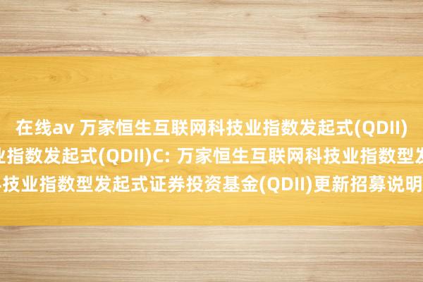 在线av 万家恒生互联网科技业指数发起式(QDII)A,万家恒生互联网科技业指数发起式(QDII)C: 万家恒生互联网科技业指数型发起式证券投资基金(QDII)更新招募说明书(2024年第1号)