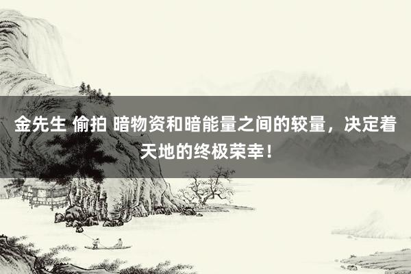 金先生 偷拍 暗物资和暗能量之间的较量，决定着天地的终极荣幸！